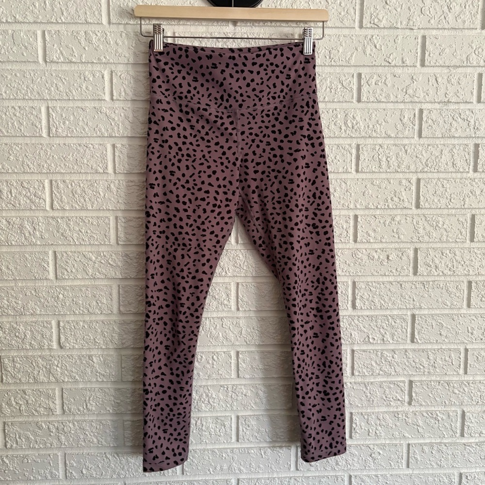 Zyia - Lilac Jaguar Fit N Free Hi-rise Leggings